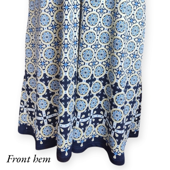 Max Studio Sleeveless Print Mini Summer Dress Womens Size Large - Picture 4 of 8